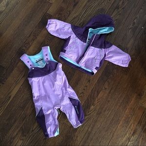 Columbia Snow Suit Set 12 Months Purple